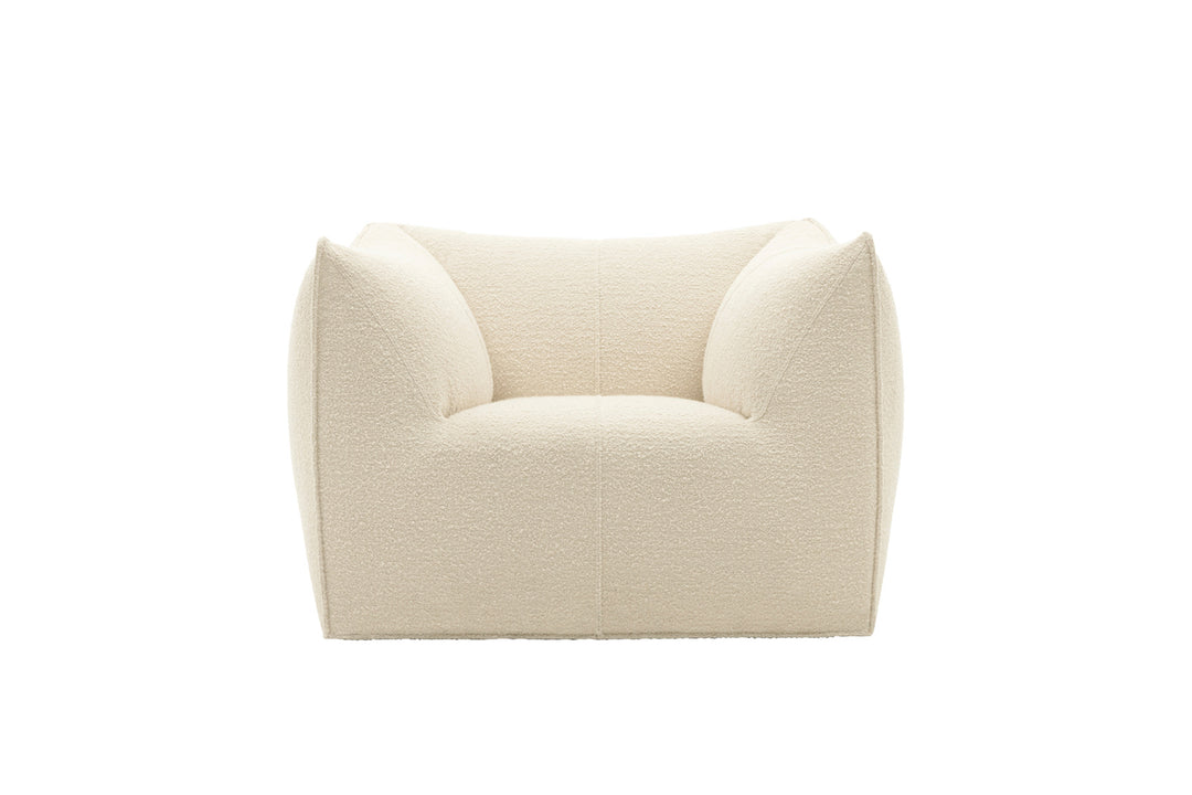 B-and-B-bebitalia-LeBambole-White armchair on a white background