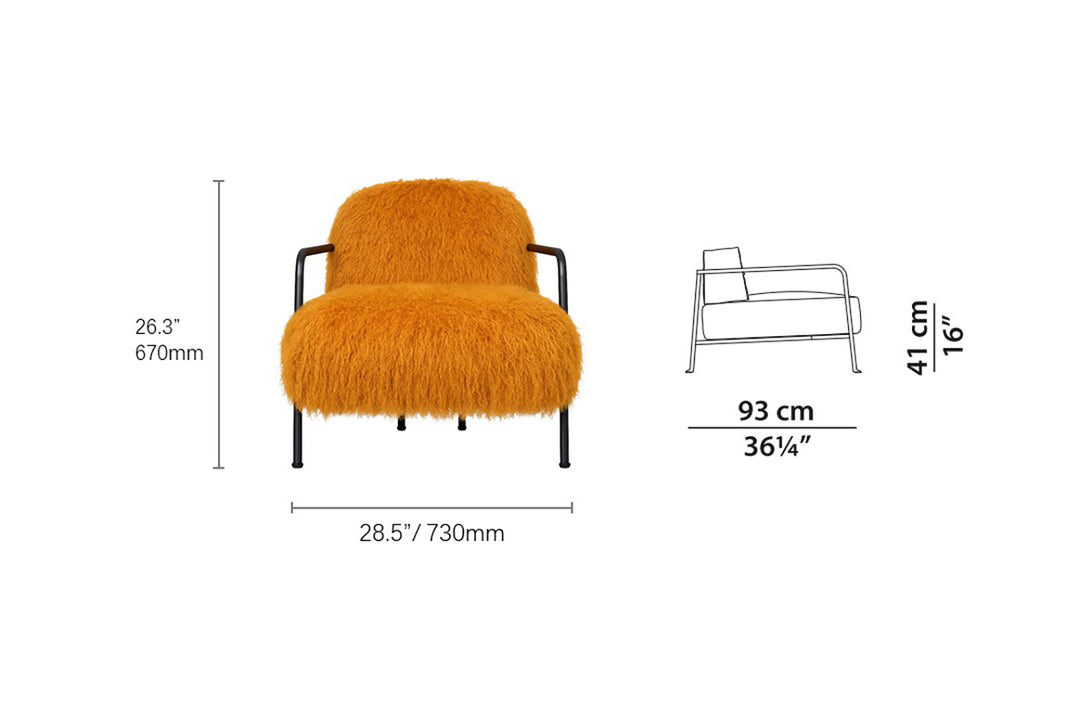 Cashmere Cloud Curve Armchair