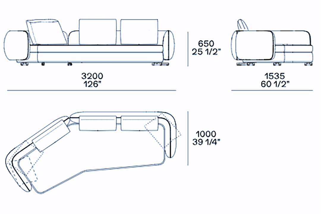 FluidSculpt Sofa